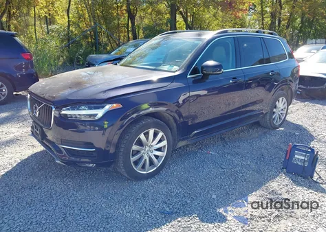 2017 Volvo Xc90 T6 Momentum z USA, uszkodzony, nr VIN YV4A22PK2H1125781